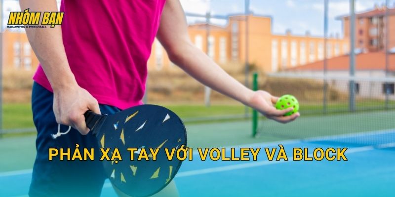 Phản xạ tay với volley và block